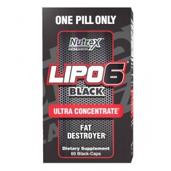ЖИРОСЖИГАТЕЛЬ LIPO-6 BLACK ULTRA CONCENTRATE  60 капсул